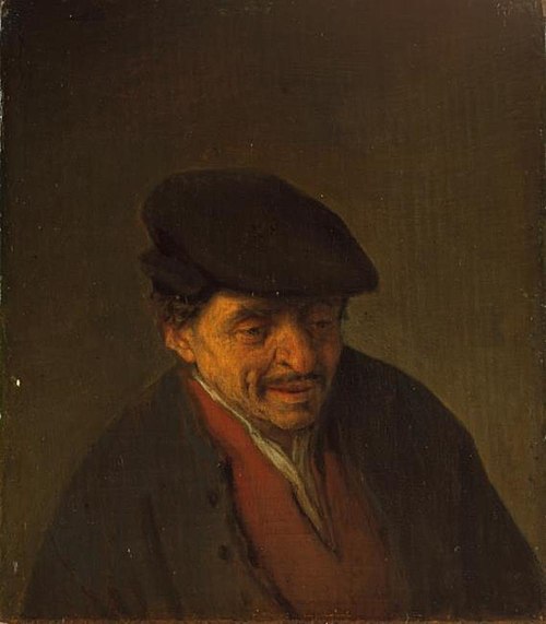 Portrait of an Old Peasant, 1675, Adriaen van Ostade