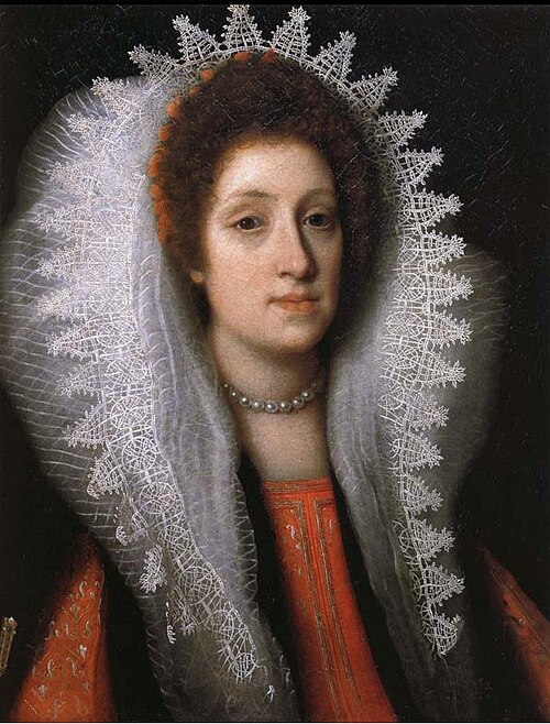 Portrait of Maria Magdalena of Tuscany, 1613, Cristofano Allori
