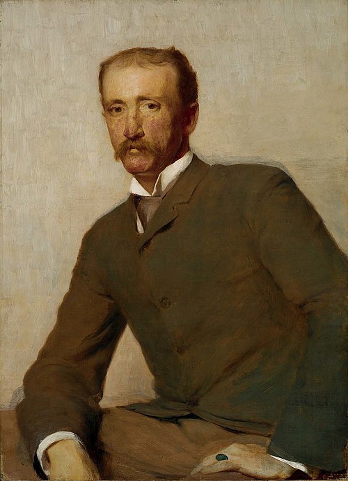 Portrait of Frank Hamilton Cushing, 1890, Thomas Hovenden