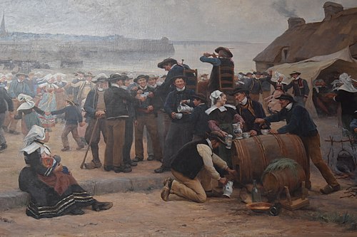 Pardon en Bretagne, 1872, Théophile Deyrolle