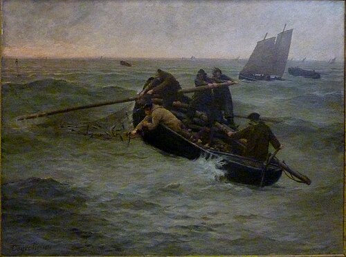 Pêche aux maquereaux, 1881, Théophile Deyrolle