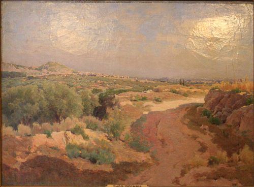 Vue d'Allauch près Marseille, , Théophile Henri Décanis