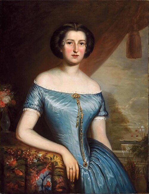 Portrait of Louise-Adèle Taschereau, 1851, Théophile Hamel