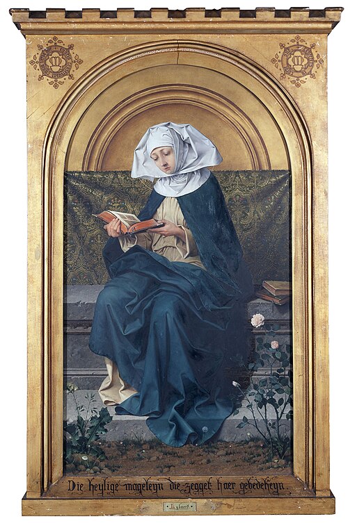 La Vierge en prière, 1886, Théophile Lybaert