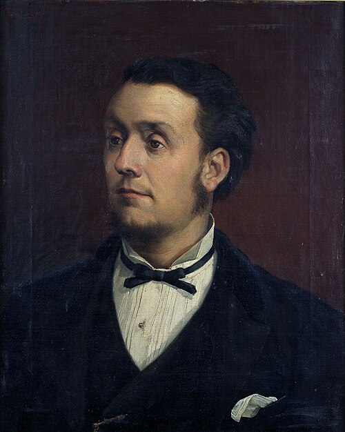 Portrait de l'artiste Gustave Kasteleyn, 1873, Théophile Lybaert