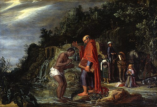 The baptism of the eunuch, 1608, Pieter Lastman