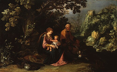 The Rest on the Flight to Egypt, 1608, Pieter Lastman
