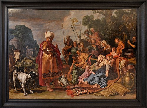 Laban cherchant ses idoles, 1622, Pieter Lastman