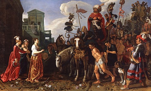 Jephta und seine Tochter, 1611, Pieter Lastman