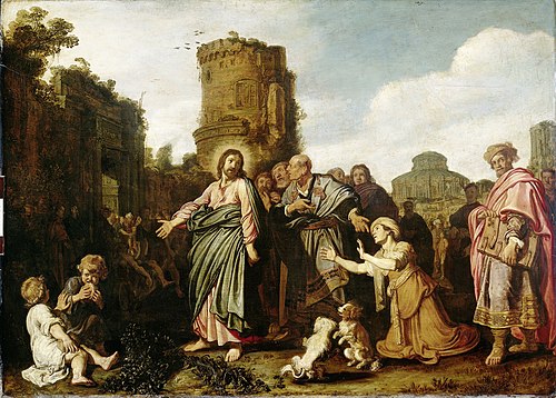 Le Christ avec la femme de Canaan, 1617, Pieter Lastman