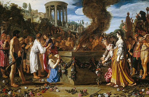 La Lutte sacrificielle entre Oreste et Pylade, 1614, Pieter Lastman