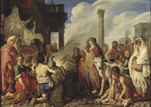 Dido's Sacrifice to Juno, 1630, Pieter Lastman