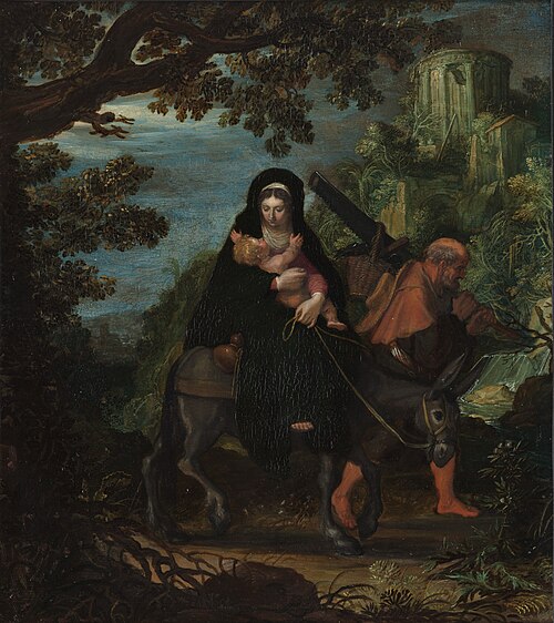 The flight into Egypt, 1608, Pieter Lastman