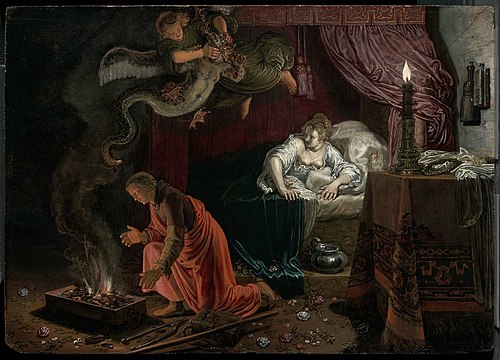 Wedding Night of Tobias and Sarah, 1611, Pieter Lastman