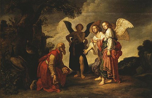 Abraham and the Three Angels, 1623, Pieter Lastman