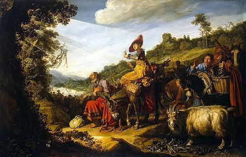 Abraham on the Road to Canaan, 1614, Pieter Lastman