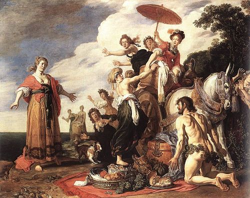 Ulysse et Nausicaa, 1619, Pieter Lastman