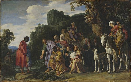 Die Taufe des Mohrenkämmerers, 1620, Pieter Lastman