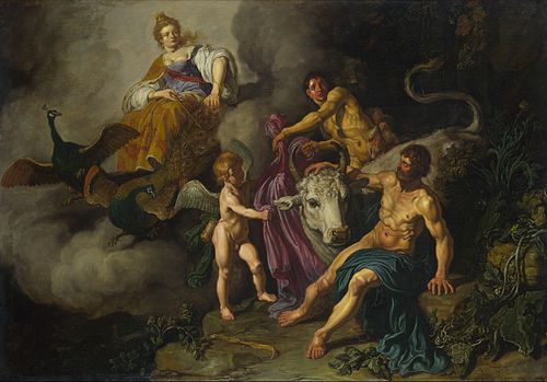 Juno discovering Jupiter with Io, 1618, Pieter Lastman