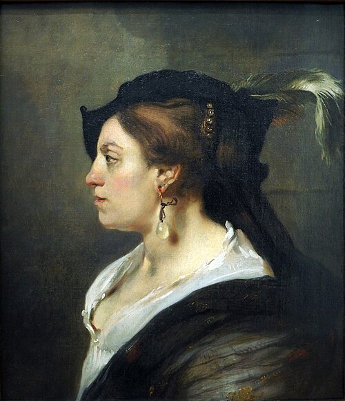 Portrait d'une dame, 1654, Carel Fabritius