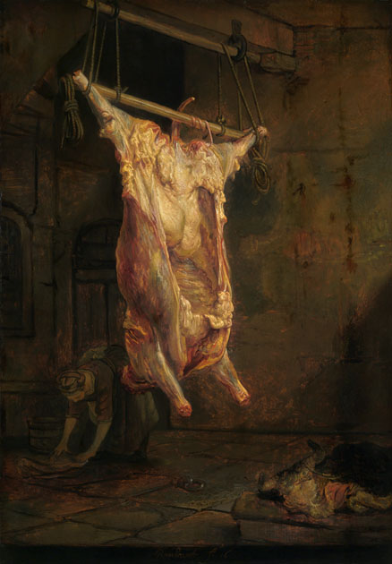 Le Boeuf écorché, 1640, Carel Fabritius