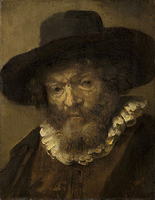 Head of an Old Man, 1640, Carel Fabritius