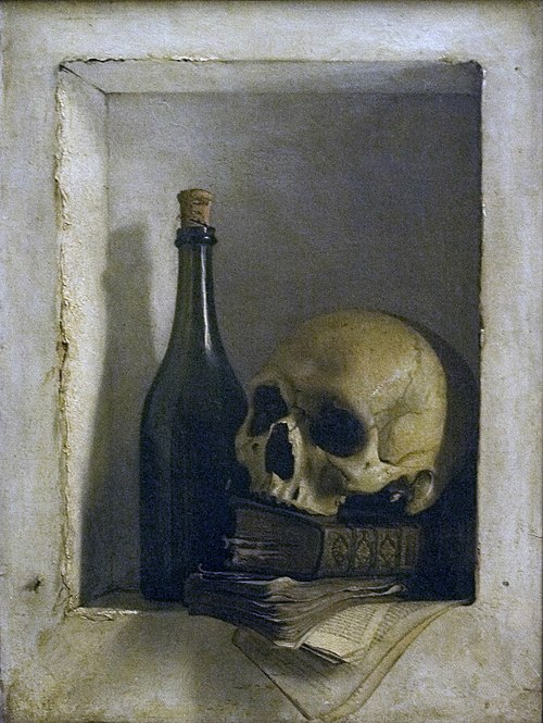 Allegory with Skull, 1824, Antoine Wiertz