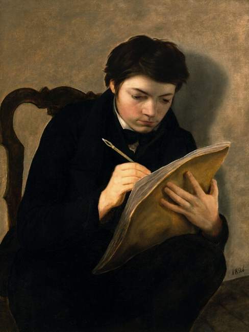 Autoportrait à l'âge de dix-huit ans, 1824, Antoine Wiertz