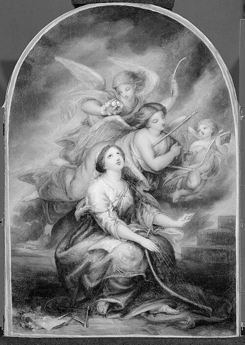 St. Cecilia, 1850, Antoine Wiertz