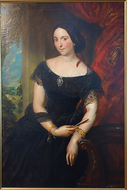 Portrait of Maria Mertens, 1860, Antoine Wiertz