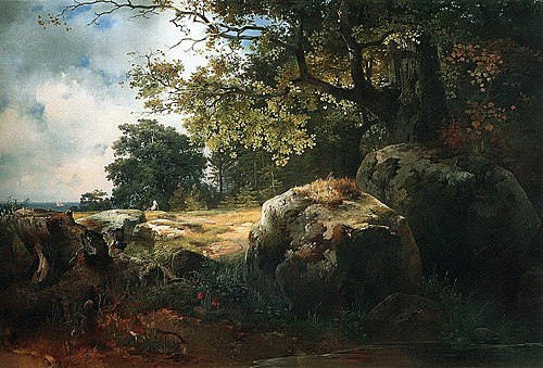 View in the neighborhood of Oranienbaum, 1854, Alexeï Savrassov