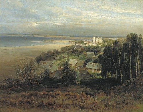 Monastère de Petcherski près de Nijni Novgorod, 1871, Alexeï Savrassov