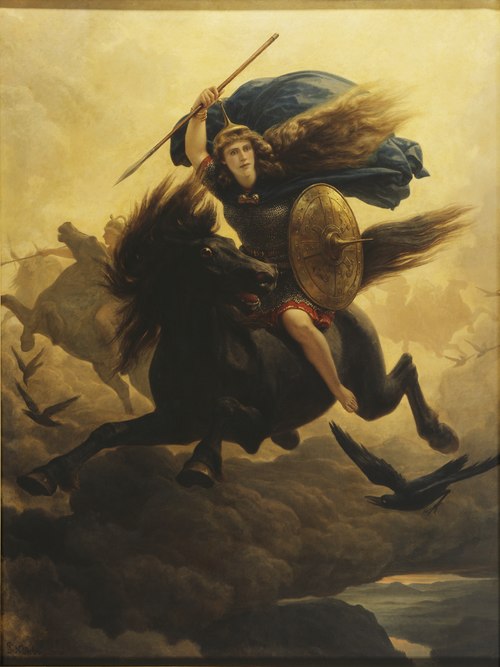 Valkyrie, 1865, Peter Nicolai Arbo