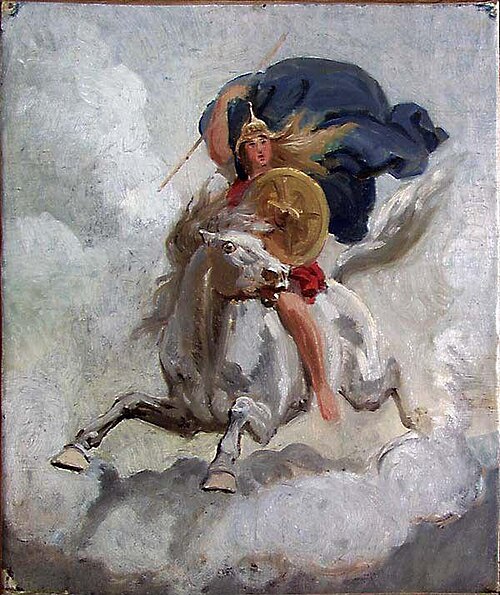 The Valkyrie, 1900, Peter Nicolai Arbo