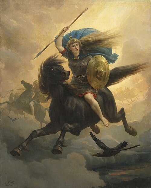 The Valkyrie, 1869, Peter Nicolai Arbo