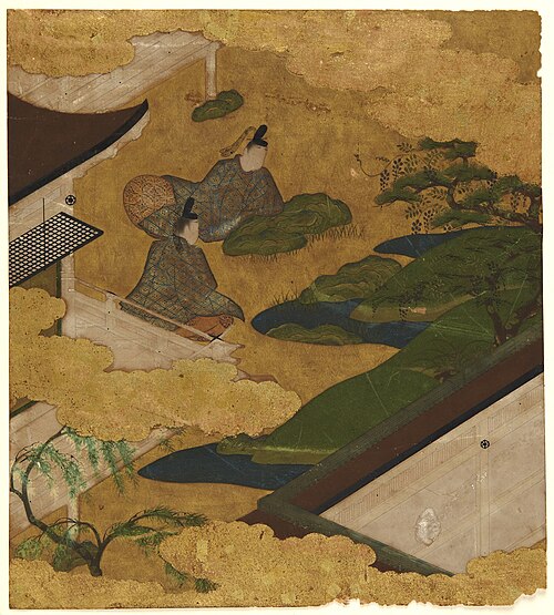 Chapter Forty-Four “Bamboo River” from The Tale of Genji, , Tosa Mitsuyoshi