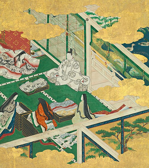 “A Lovely Garland” (Tamakazura), 1607, Tosa Mitsuyoshi