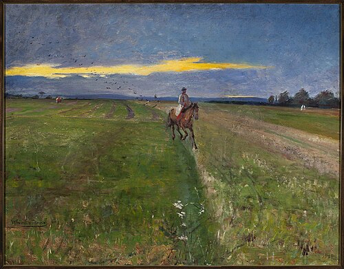 Peasant on horseback, , Włodzimierz Tetmajer