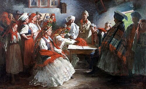 Zrękowiny (Zaręczyny), 1895, Włodzimierz Tetmajer