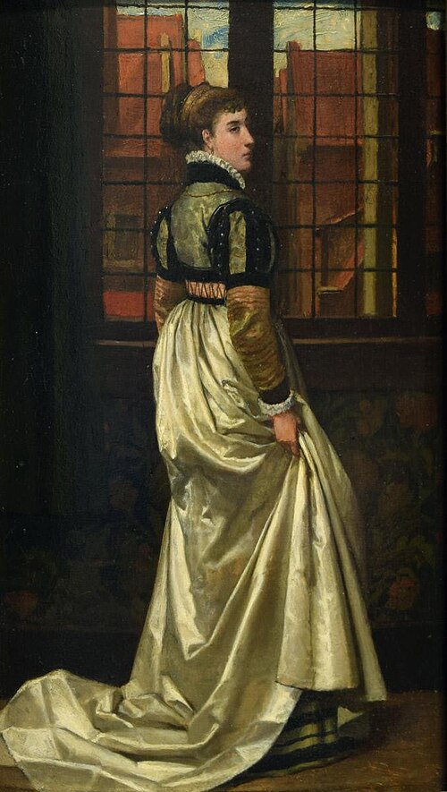 At the Casement, 1887, Frans Vinck