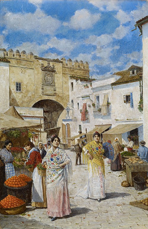 At the Market, 1903, Joaquín Turina y Areal