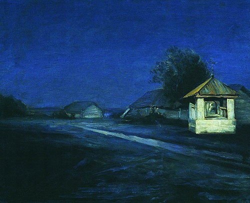 Night landscape, 1910, Arkhip Kouïndji