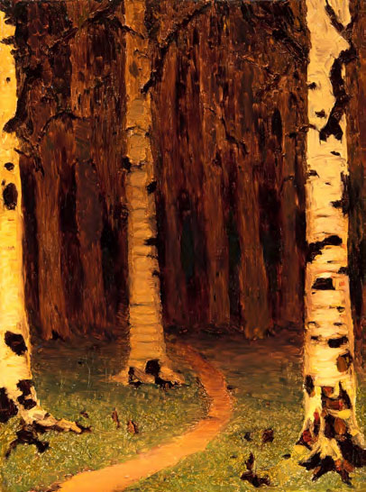 Birch Grove, 1880, Arkhip Kouïndji