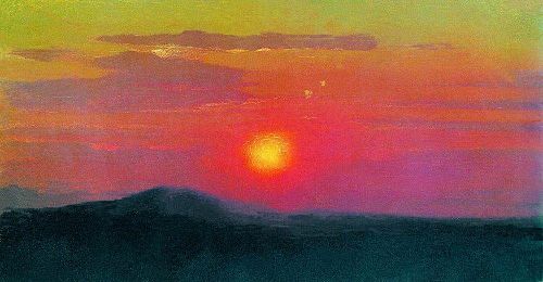 Red Sunset, 1900, Arkhip Kouïndji