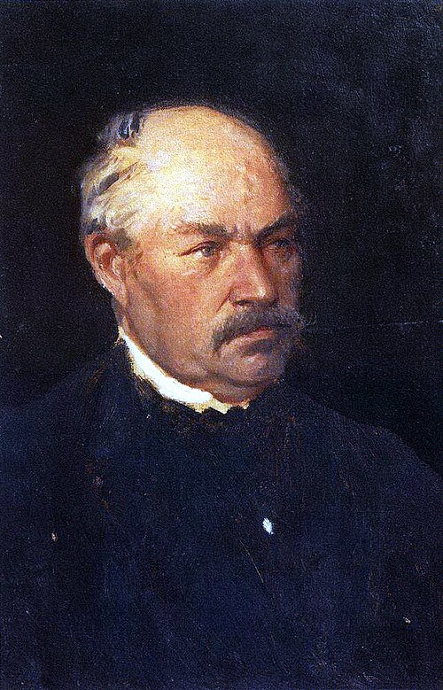 Portrait of an unknown man, 1890, Arkhip Kouïndji