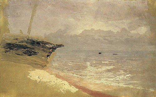 Sea. Grey day. Mariupol, 1870, Arkhip Kouïndji