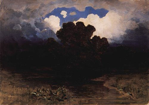 Waldsee, Wolke, 1882, Arkhip Kouïndji
