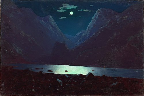 Passe de Darial. Clair de lune, 1890, Arkhip Kouïndji