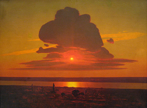Red Sunset on the Dnieper, 1900, Arkhip Kuindzhi