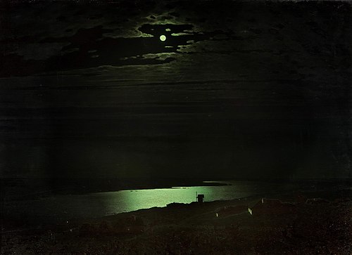 Moonlit Night on the Dnieper, 1880, Arkhip Kuindzhi